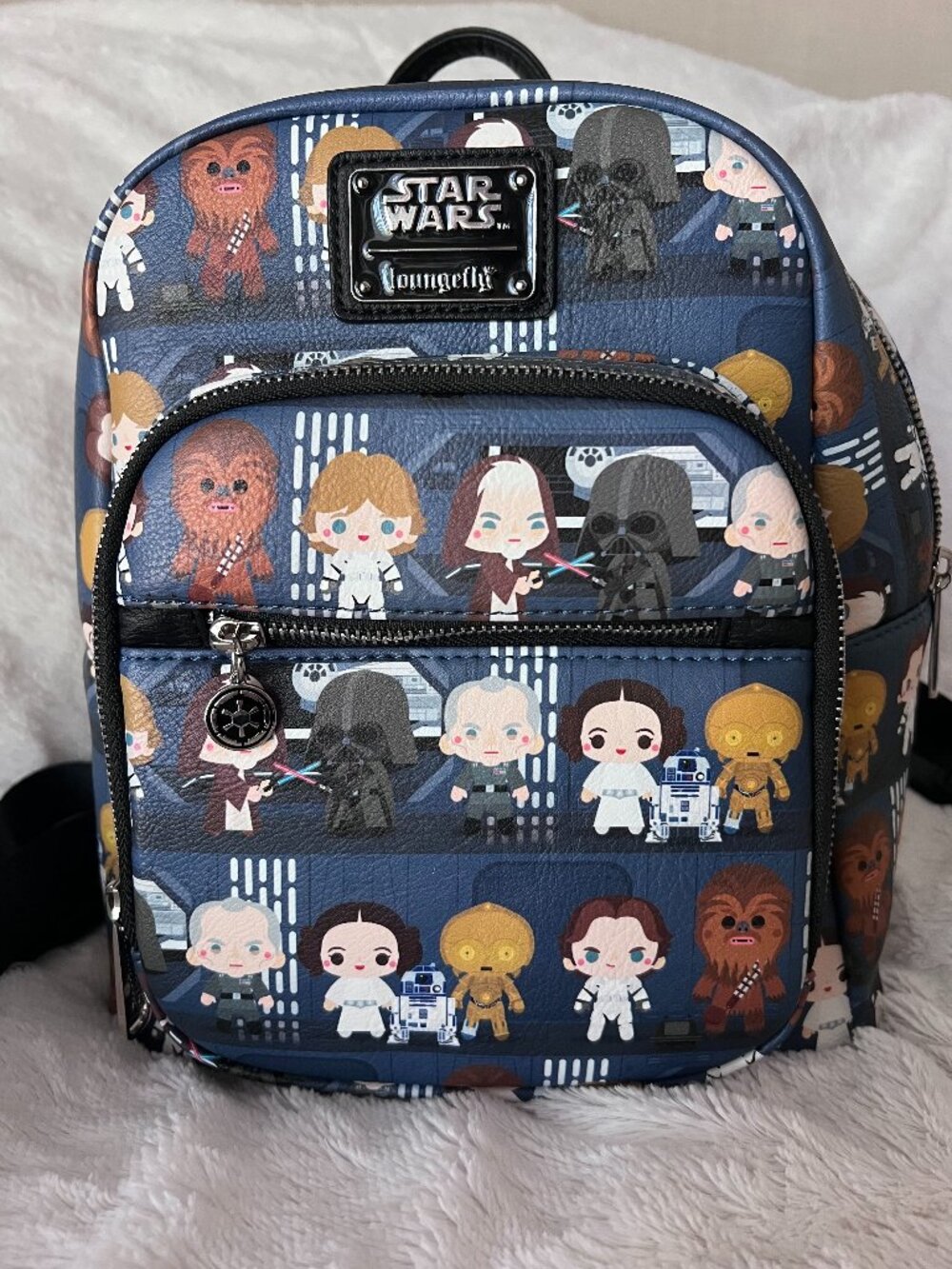 Loungefly Star Wars Mini Backpack Chibi Characters Darth Vader Disney Bag